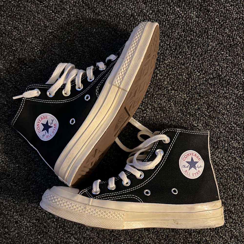Comme Des Garson Hi Top Converse - Picture 4 of 5